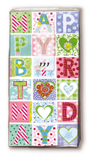 Taschentücher - Geburtstag B-day