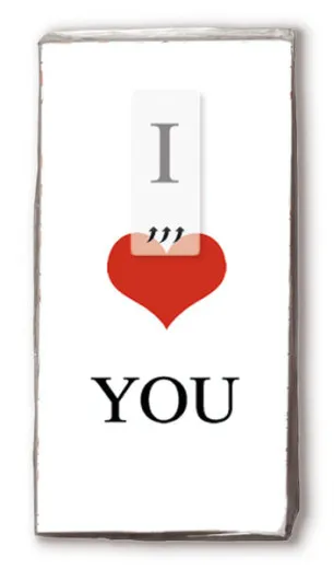 Taschentücher - I love you
