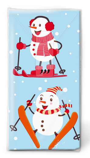 Taschentücher - Aktive Schneemänner
