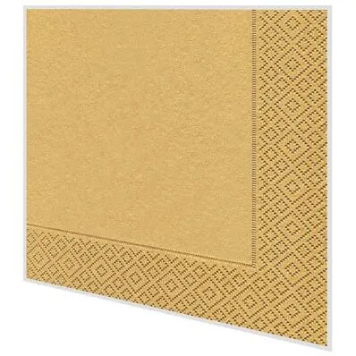 Cocktailservietten - Uni gold
