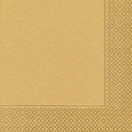 Cocktailservietten - Uni gold Cocktailservietten - Uni gold