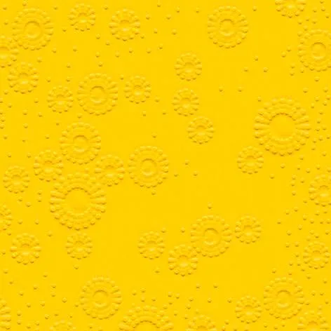 Cocktail napkins - Moments Uni yellow