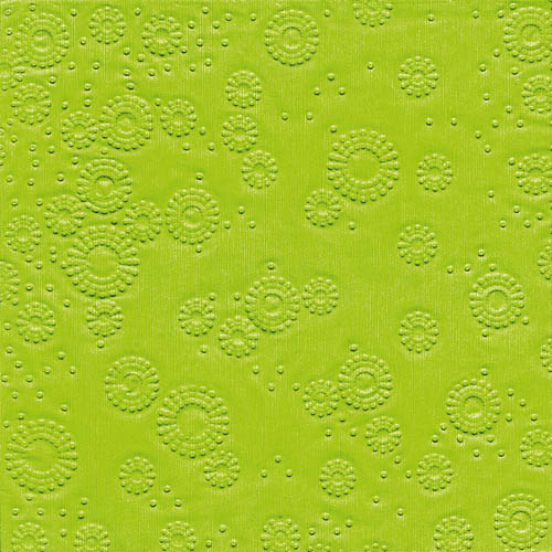 Servietten mit Prägung - Moments Uni kiwi