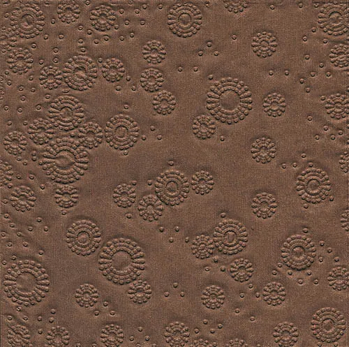 Napkins embossed - Moments Uni brown Napkins embossed - Moments Uni brown
