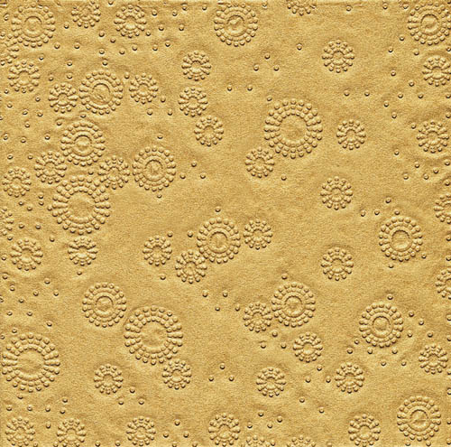 Servietten mit Prägung - Moments Uni gold