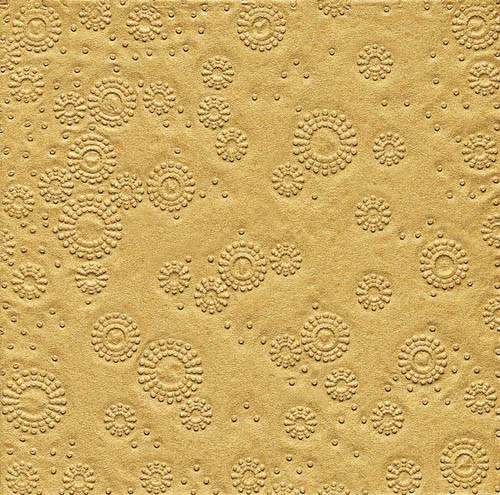 Servietten mit Prägung - Moments Uni gold