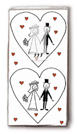 Taschentücher - Hochzeit