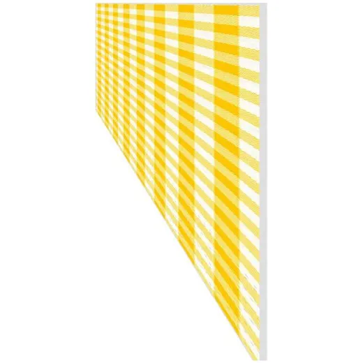 Büfettservietten kariert gelb - Vichy