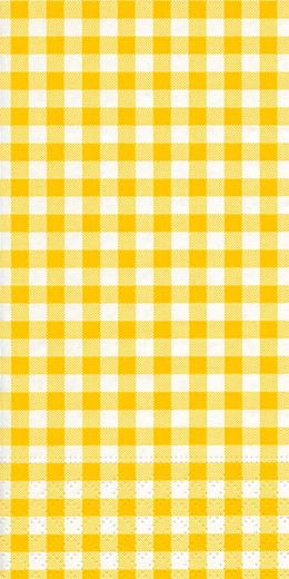 Buffet napkins - New Vichy yellow