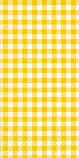 Büfettservietten kariert gelb - Vichy