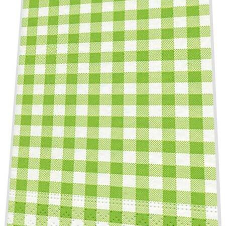 Büfettservietten kariert grün - Vichy