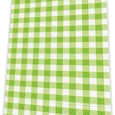 Büfettservietten kariert grün - Vichy