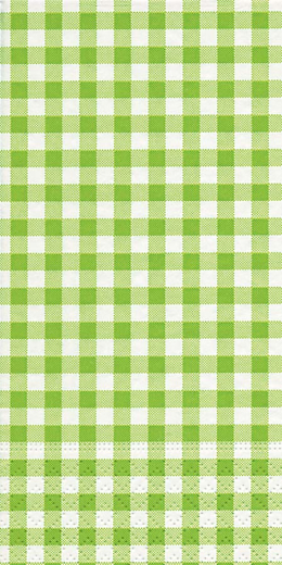 Buffet napkins - New Vichy green