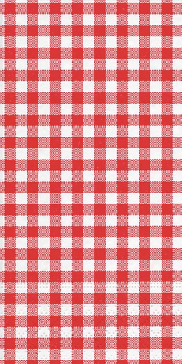 Büfettservietten kariert rot - Vichy
