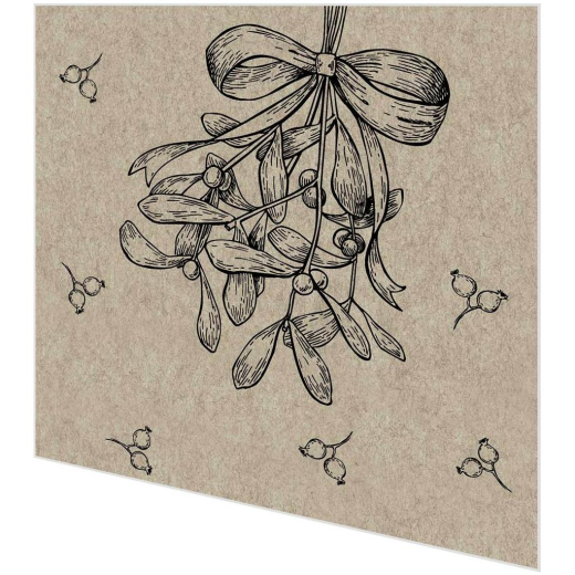 Cocktail napkins - Natural Berries - 100% of recycling