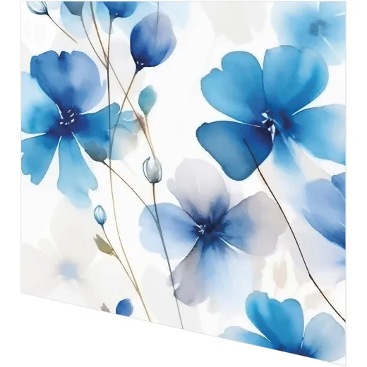 Cocktailservietten - Blaue Blüten