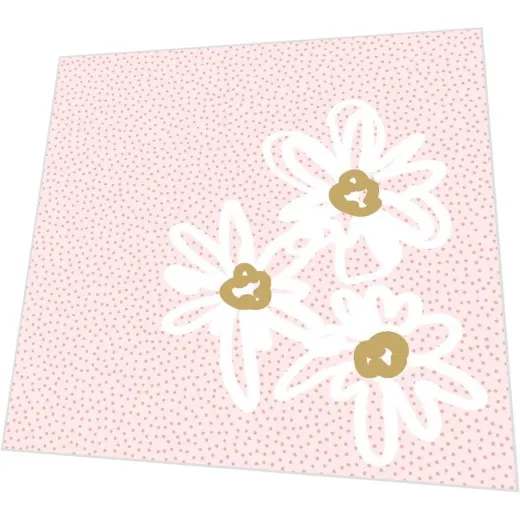 Cocktailservietten - Blühendes Muster