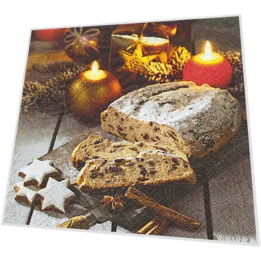 Cocktailservietten - Christstollen