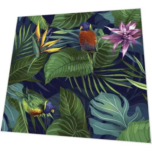 Cocktailservietten - Dschungel-Szene