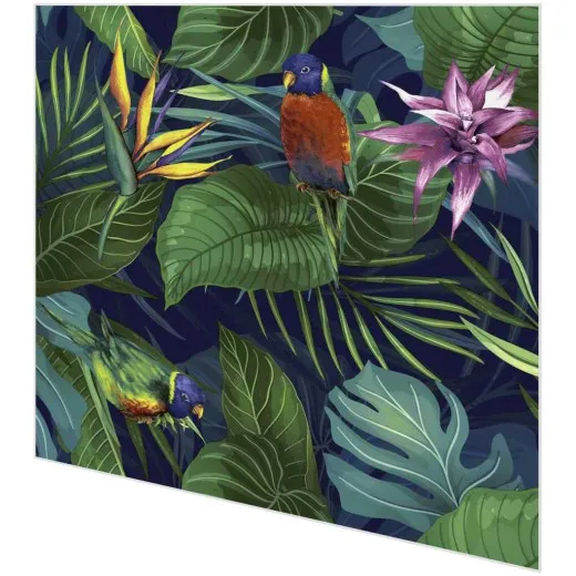 Cocktailservietten - Dschungel-Szene