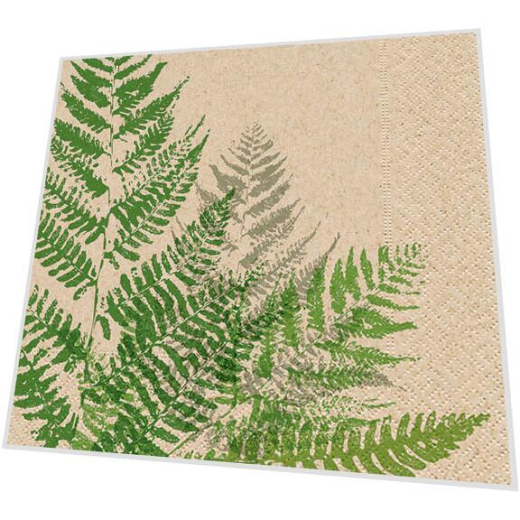 Cocktail napkins - Farn - 100% of recycling