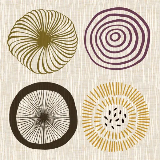 Cocktail napkins - Forms Of Nature