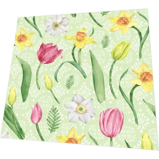 Cocktailservietten - Freudige Blüten