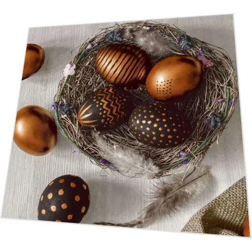 Cocktailservietten - Goldenes Nest