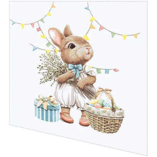 Cocktailservietten - Hasenfreude