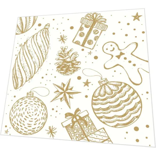 Cocktailservietten - Kugelsinfonie