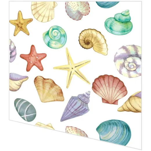 Cocktailservietten - Meeresufer mit Muscheln