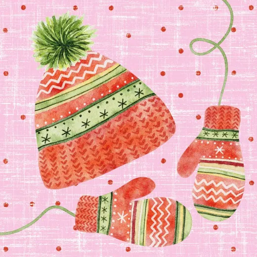 Cocktail napkins - Arctic warmth