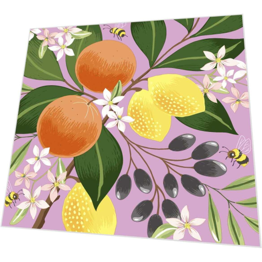 Cocktailservietten - Orangen und Zitronen