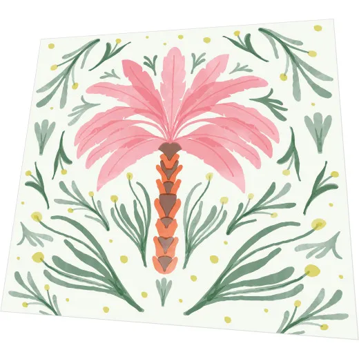 Cocktailservietten - Palmenmuster