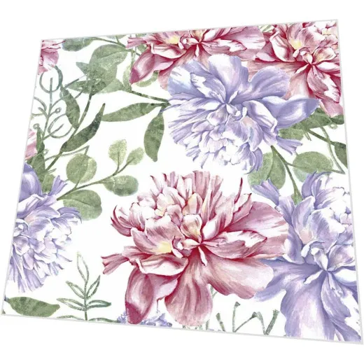 Cocktailservietten - Pastellfarbene Blumen