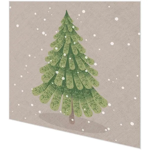 Cocktailservietten - Pfiffiger Baum