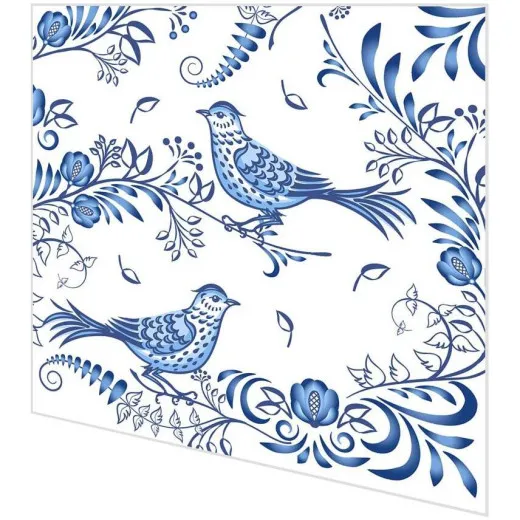 Cocktailservietten - Porzellan Vogel