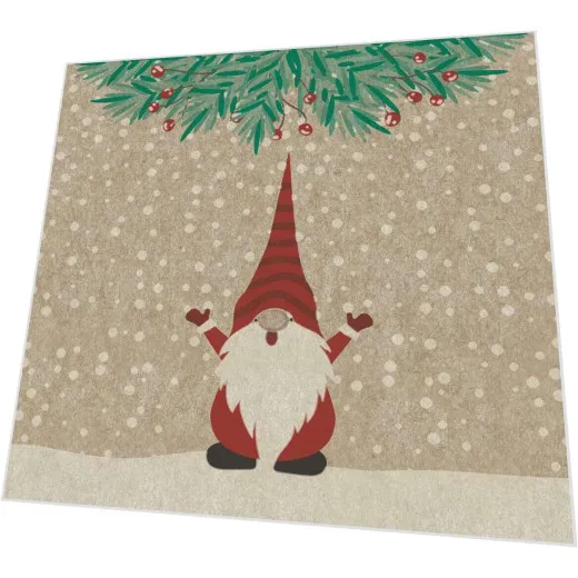 Cocktailservietten - Santa glücklich - 100% Recycling