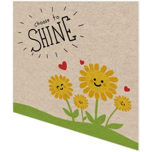 Cocktailservietten - Sonnenblumen - 100% Recycling