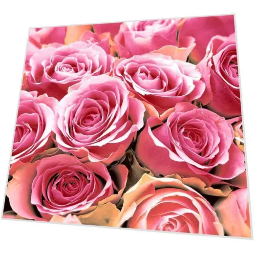 Cocktailservietten - Rosa Rosen