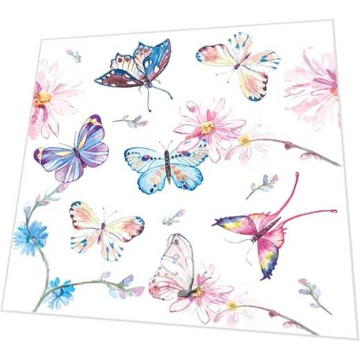 Cocktailservietten - Schmetterlinge - BIO