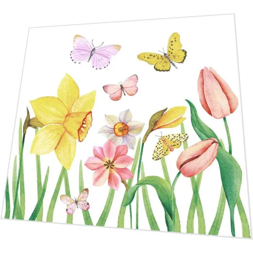 Cocktailservietten - Schmetterlingswiese