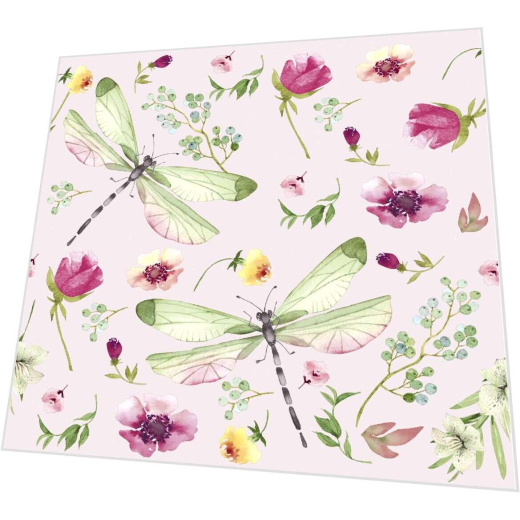 Cocktailservietten - Sommerfeld mit Libellen