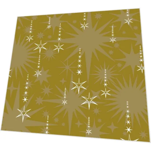 Cocktailservietten - Sternregen gold