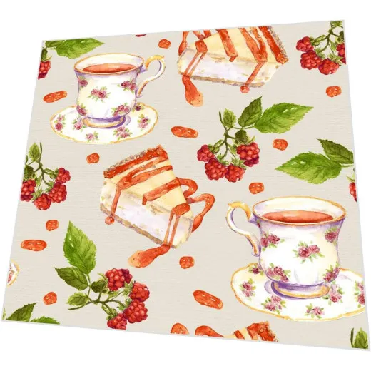 Cocktailservietten - Tee und Kuchen