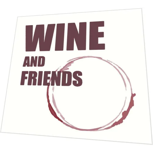 Cocktailservietten - Wine and friends