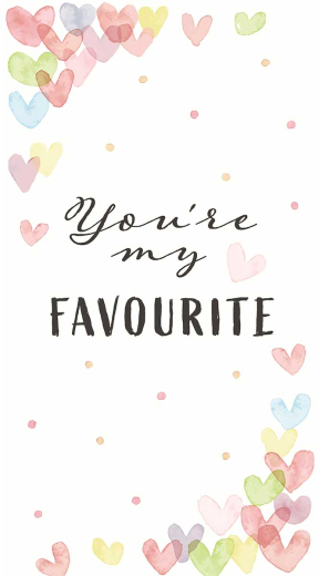 Gästetücher - Herzen und Favourite