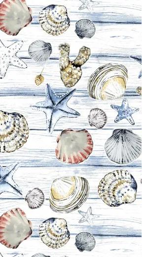 Guest towels - Beach Shells