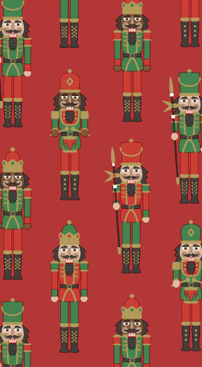Guest towels - Nutcracker red