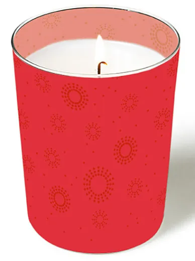 Candle in a glass - Moments Uni ruby Candle in a glass - Moments Uni ruby